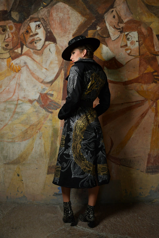 Quetzacoalt trench coat